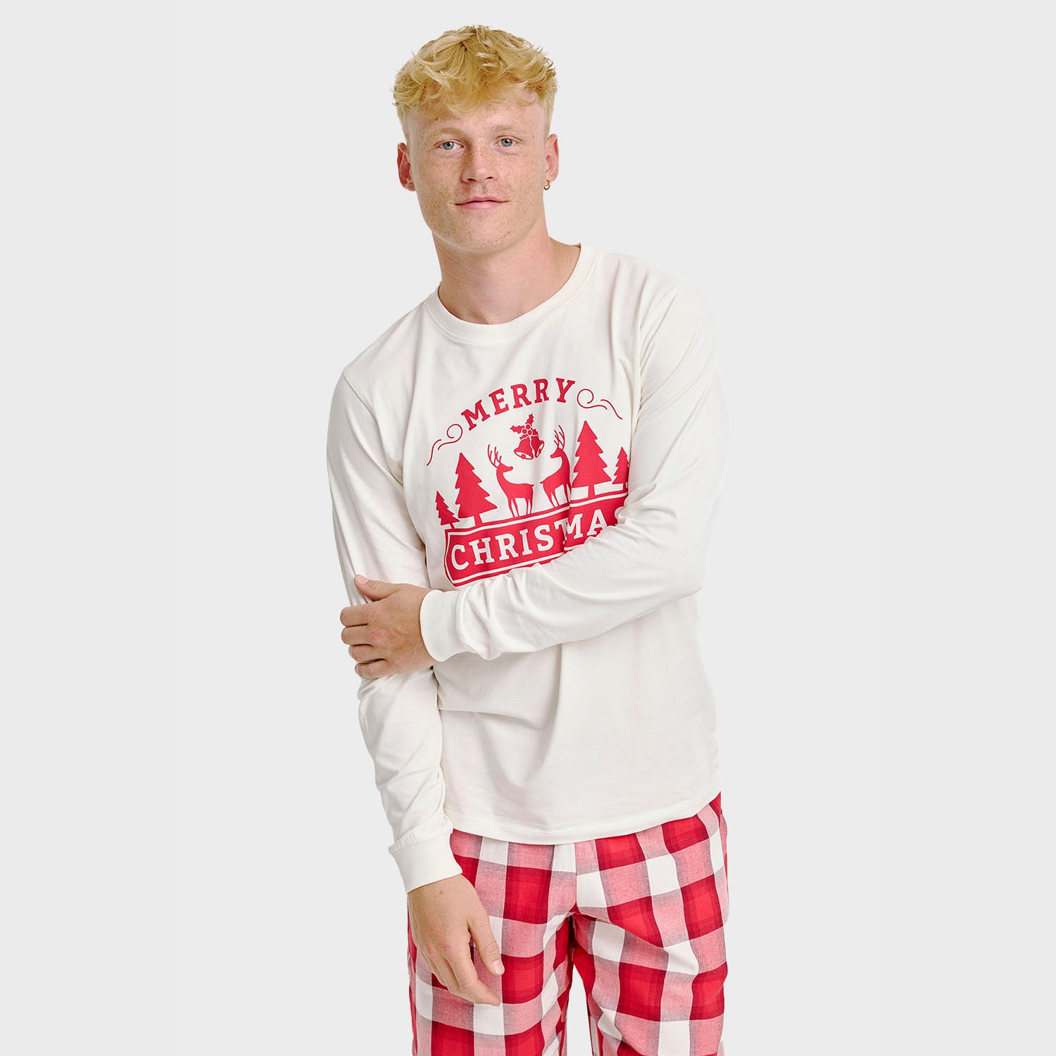 Pyjamas flannel & Merry top - Herre